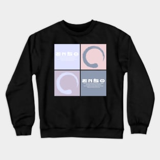 Enso Circle Kanji Japanese Pop Art Japan Symbol Aesthetic 498 Crewneck Sweatshirt